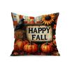 Thanksgiving Decor Pillowcase Cushion Polyester Throw Pillow Cover Sofa Chair Bed Cushion Cover Pillowslip Home Decor