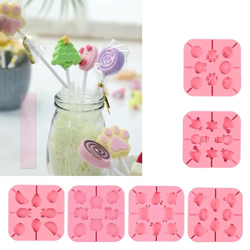 Household Paste Mould Press Baking Utensils Food-grade Silicone Cake Decoration Easy Safe Fruit Animal Cute Shape
