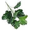 Home Decoration Artificial Plants Leaves 12 Heads Large Leaves Artificial Flower Latex Bridal Wedding Bouquet Simulated Plants