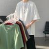 Summer clothes for short sleeve large loose big summer popular on the plain spring and summer kaqi M [Aaronlive] men, t-shirt, 5/8 sleeve, size, cool,