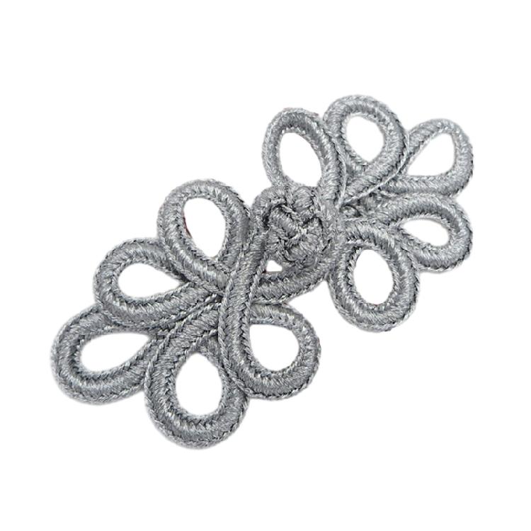 1pair Gold Wire Five Leaves Buckles Secure Durable Fasteners for Neat Clothing