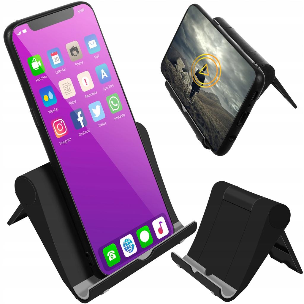 Foldable Phone And Tablet Stand, Adjustable Desktop Holder