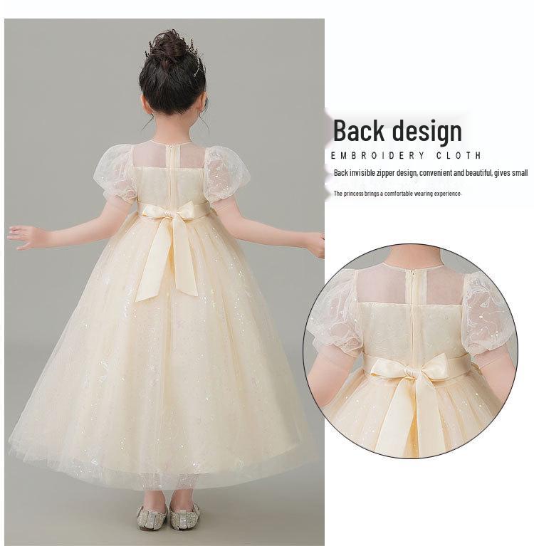 Sommer Mädchen Langes Prinzessin Hochzeits- und Abendkleid