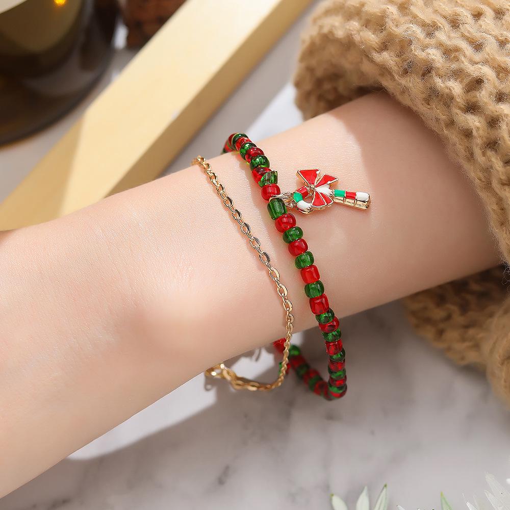 European and American Christmas Bell Bracelet Set - High-end Gift Box Edition