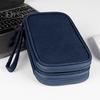Power Bank Storage Bag Multi-purpose Carrying Case Zipper Closure Large Capacity Mesh Layer Cable Cord Storage Organizer