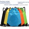 Benutzerdefinierter Nylon Leichter Einfarbiger Kordelzug Sportrucksack