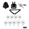 LICKER ABS Resin Lightweight Chastity Cage With Belt Breathable Penis Lock Cock Rings Dick Restriction For Men Gay Sissy Sex Toy