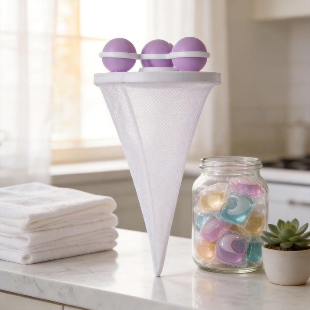 Laundry Ball With Polyester Material For Deep Cleaning And Hair Removal For Home Use