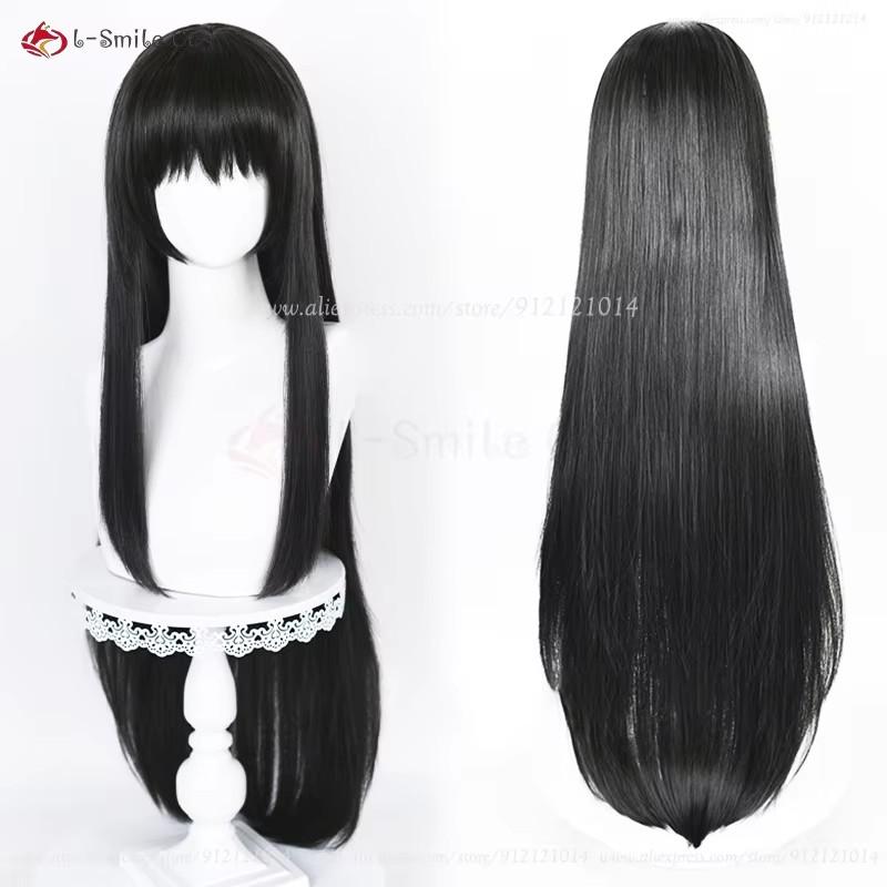 Anime Wigs Akemi Homura Cosplay Wig 90cm Long Black Twisted Braid Hair Halloween Women Party Wigs + Wig Cap