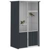 Vidaxl Aviary, Anthracite, 115X78X200 Cm, Galvanized Steel