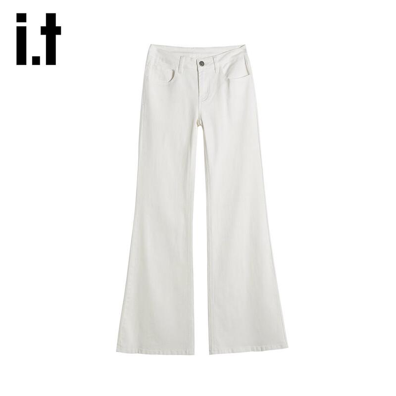 

Izzue It Женские джинсы клеш из выстиранного денима облегающего кроя XL