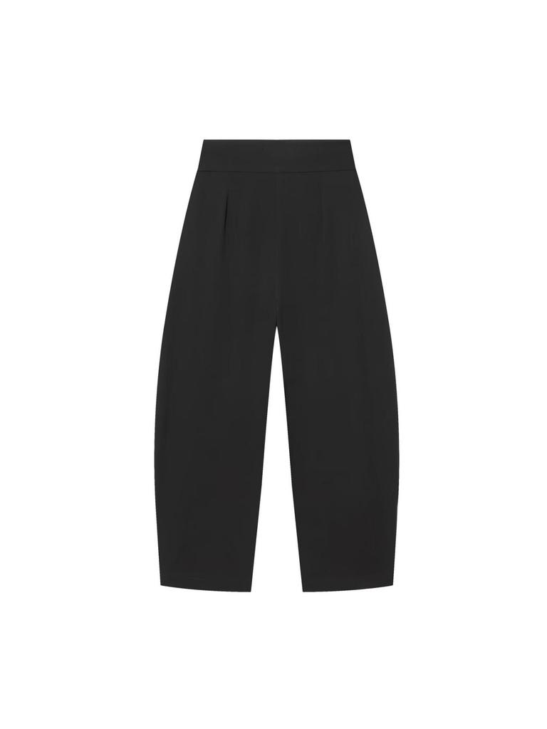 Women's High-Waisted Pleated Wide-Leg Trousers - European & American Spring Fashion