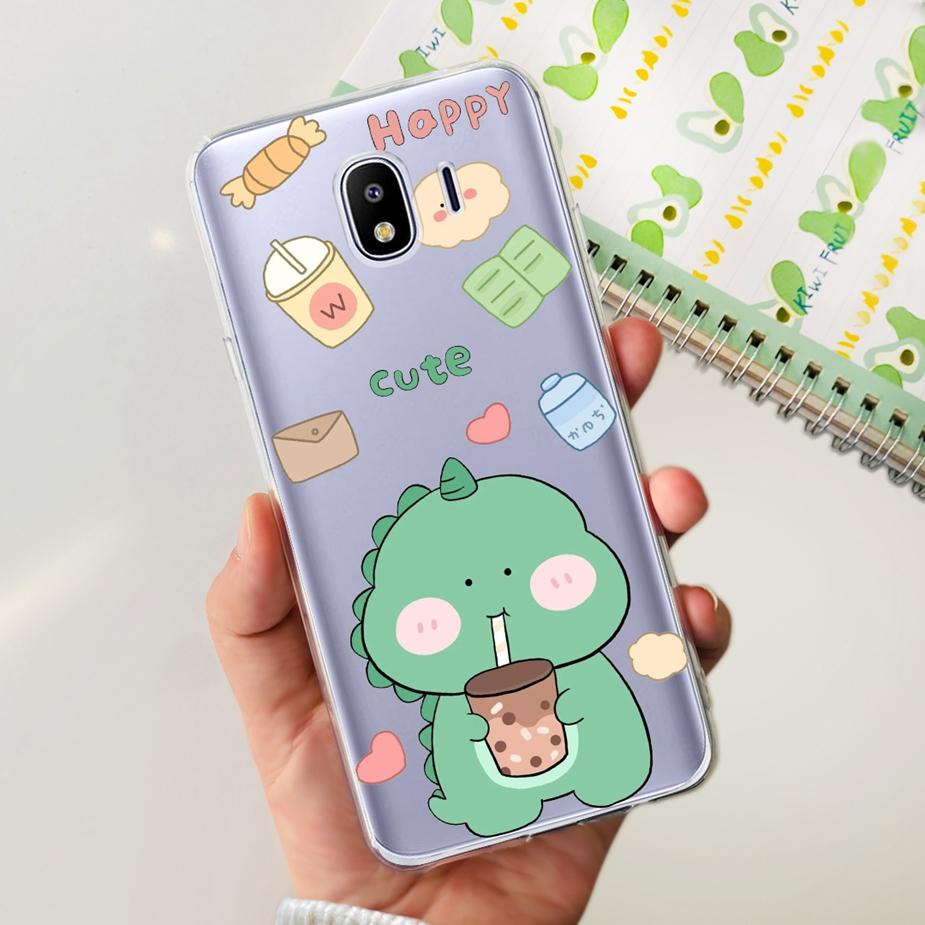 For Samsung Galaxy J4 2018 Case SM-J400F Luxury Clear Silicone Soft TPU Phone Case For Samsung J4 Plus J4+ J415F Back Cover Capa