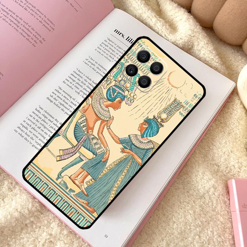 Egypt Nefertiti Ankh Case For Samsung Galaxy M21 M12 M13 M14 M15 M06 M16 M36 M56 M31 M53 M32 M52 M35 M55 M34 M54