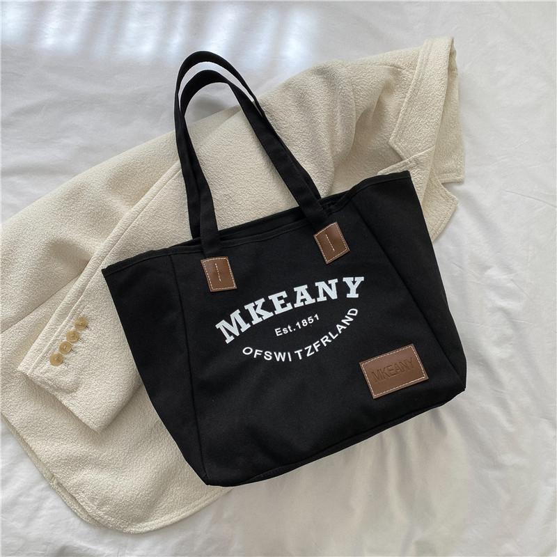 Stylish Canvas Tote Bag For Women 2023 Chic And Simple Design Large Capacity