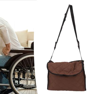 Durable Walker Storage Bag Lightweight Wheelchair Hanging Bag  Manual Wheelchairs