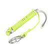 Diving Hooks Stainless Steel Double Reef Hook with Spiral Coil Lanyard for Underwater Activities