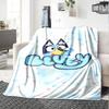 Bluey Blanket Soft Warm Cozy Perfect for Bed Picnics Chair for All Occasions Modern Style Ideal Gift for Friends Family Couples Picnic