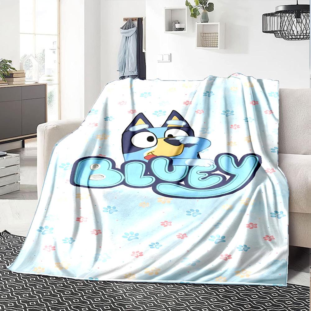 Bluey Blanket Soft Warm Cozy Perfect for Bed Picnics Chair for All Occasions Modern Style Ideal Gift for Friends Family Couples Picnic