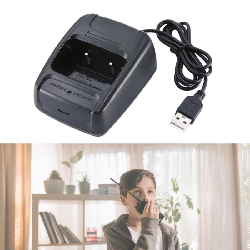 Portable USB Charger Dock Interphone Charging Holder Base Compatible for BF888S 777S Series and More