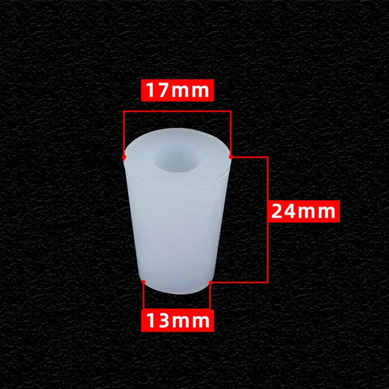 Dopuri Conice din Silicon de Calitate Alimentară pentru Vin de Casă cu Orificiu Unic pentru Valvă Airlock, Barbotor, Valvă de Evacuare Fermentare