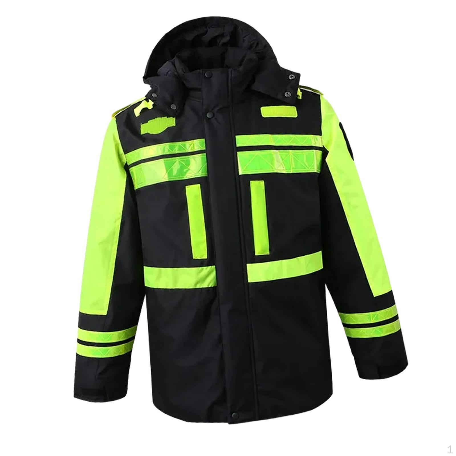 

High-Performance Winter Safety Jacket with Detachable Liner and Reflective Details L