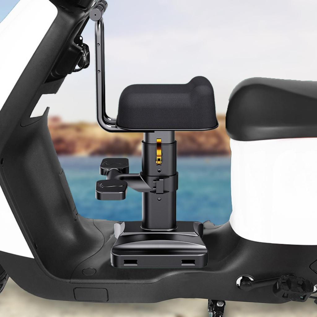 Scooter Child Seat Height Adjustable Portable Outdoor Activities Front Mount Style A