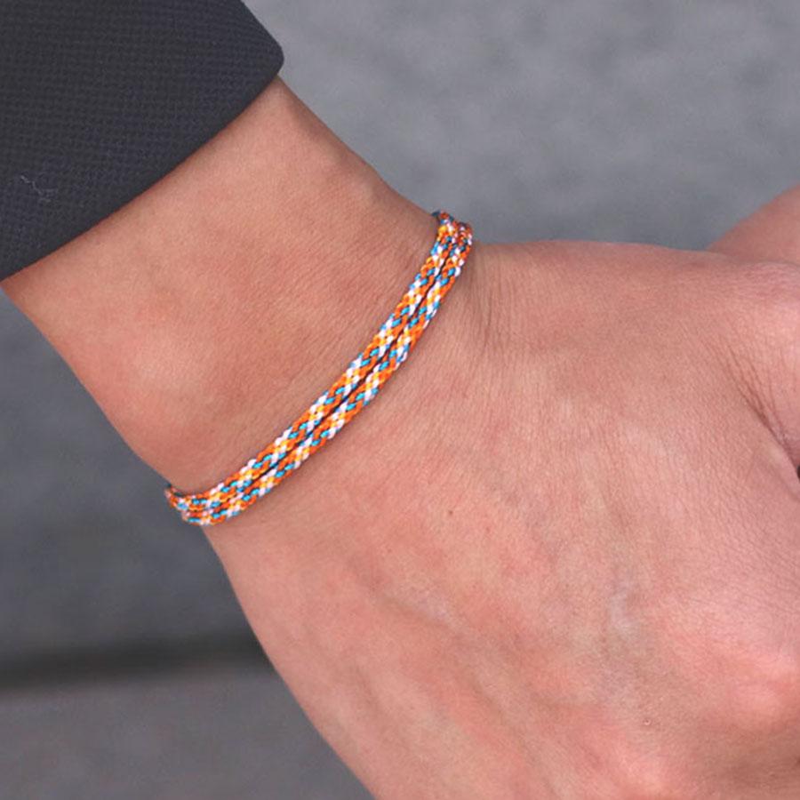 Minimalist Cord Adjustable Bracelet Unisex Grade A 2mm Thin Lucky String Friendship Braslet Meditation Healing Braclet Pulseria