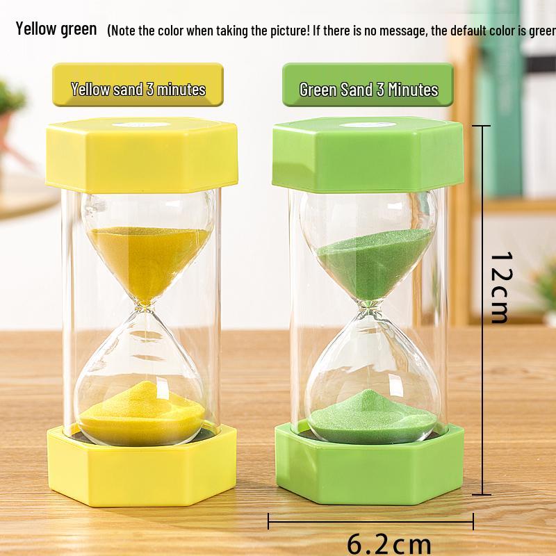 45-Minute Drop-Proof Hourglass Timer for Kids - Toothbrushing and Time Management Tool