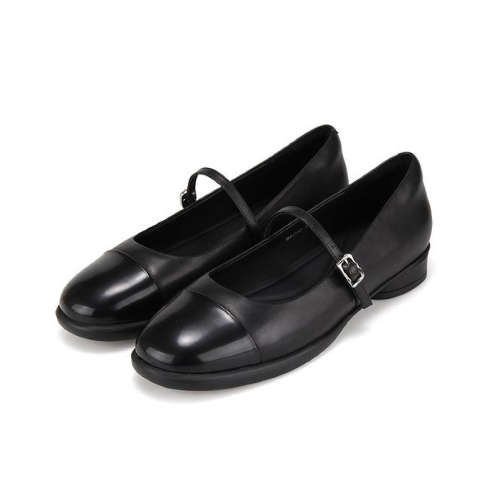 Barbara Leather 2cm Mary Jane Flat Bbi147bk 250mm