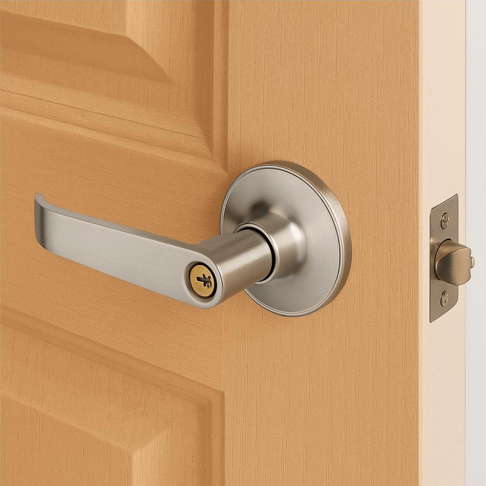Aluminum Zinc Zinc Alloy Door Handle Lock High-Grade Spherical Door Lock  for Home