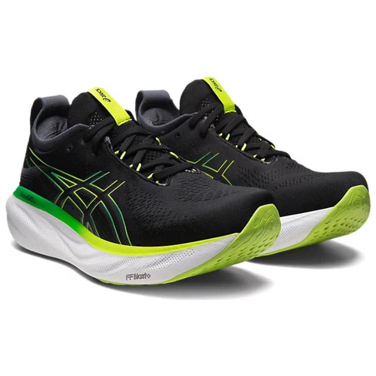 New Asics Gel Nimbus 25 Black Lime Zest 1011B547-003