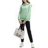 Fila X The Met Monet Knitted Casual Hoodie Women Hoodies Light-Green F11W348203F-LG