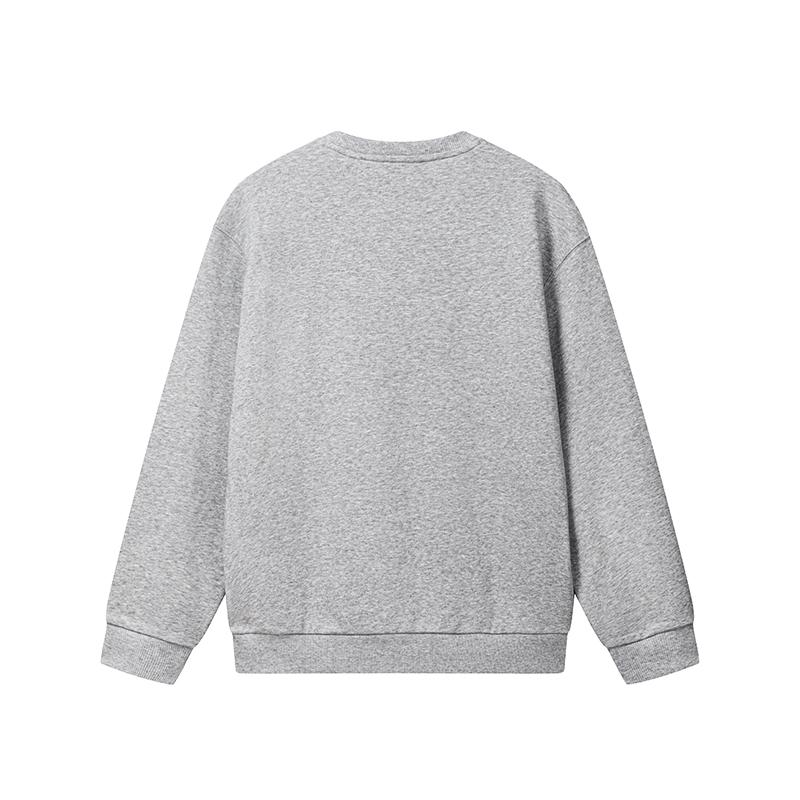 Men's FILA ORIGINALE Sweatshirts Unisex Smoke Cloud Heather Gray Crew Neck Moderate Other