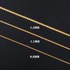 Yadreva 0,8 mm/1,1 mm/1,5 mm Roestvrij Staal Ketting Dunne Ketting Hoogglans Mode Sieraden