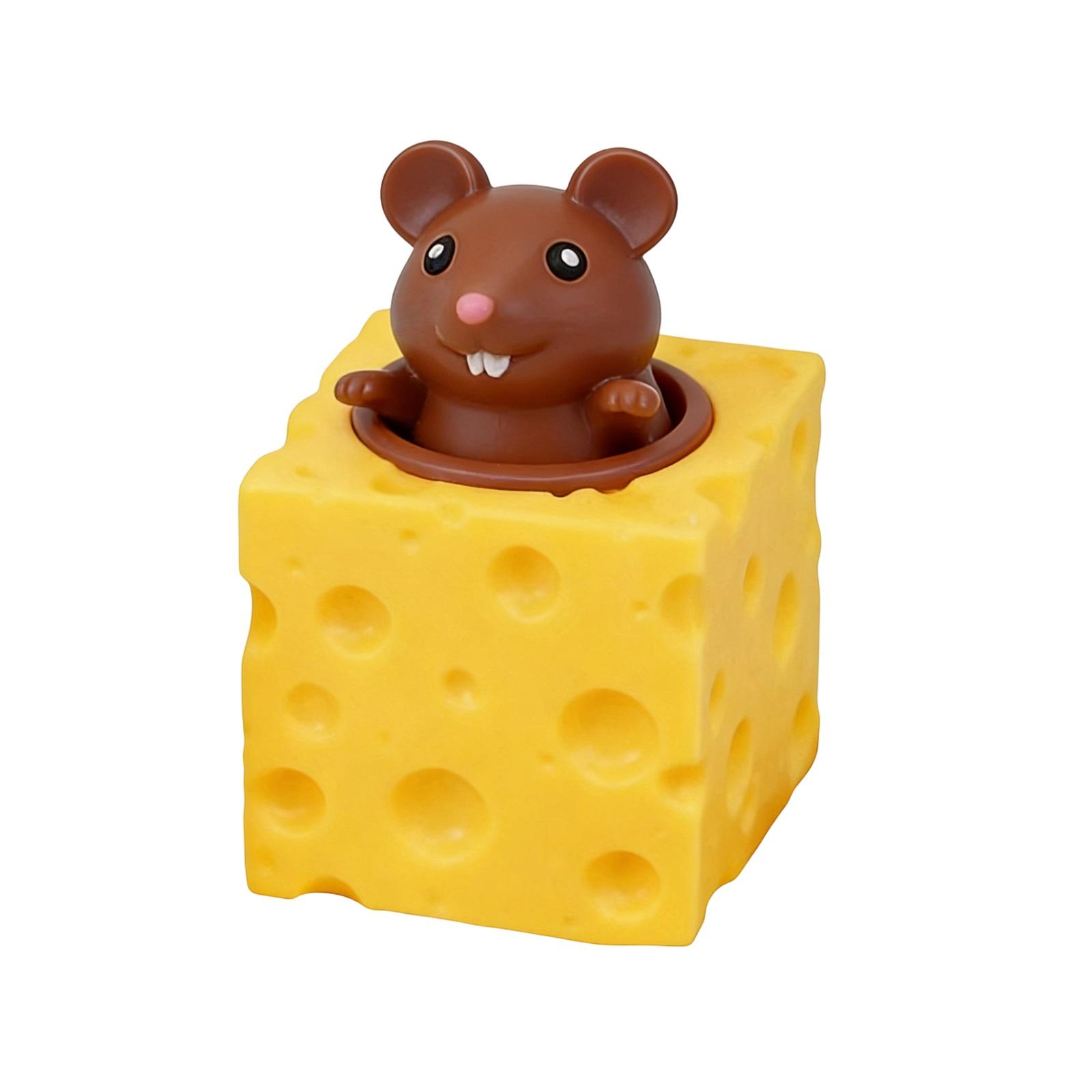 

Cheese Mouse Pinchs, Plays, Plays, Cute, Relieves Stress, Makes People One Size світло-коричневого кольору