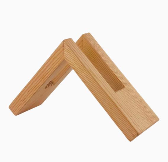 

Wooden Vertical Tissue Holder Kitchen Dining Table Paper Stand Decorative Napkin Storage Rack Art Desktop Decor