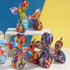 Water Transfer Balloon Dog Sculpture Resin Craft Decorative Piece for Bedroom, Living Room, and Study with Trendy Style