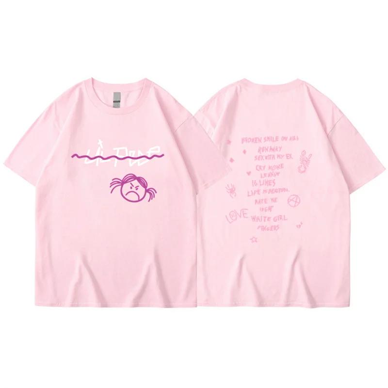 Rapper Lil Peep T Shirt Men Women Fashion T-shirt Tshirt Kids Hip Hop Tops Tee Music Tshirt Boy Tees Mens Clothing Summer