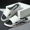New slippers men's summer thick-soled outer wear sports wear-resistant indoor home non-slip one-word drag cool slippers