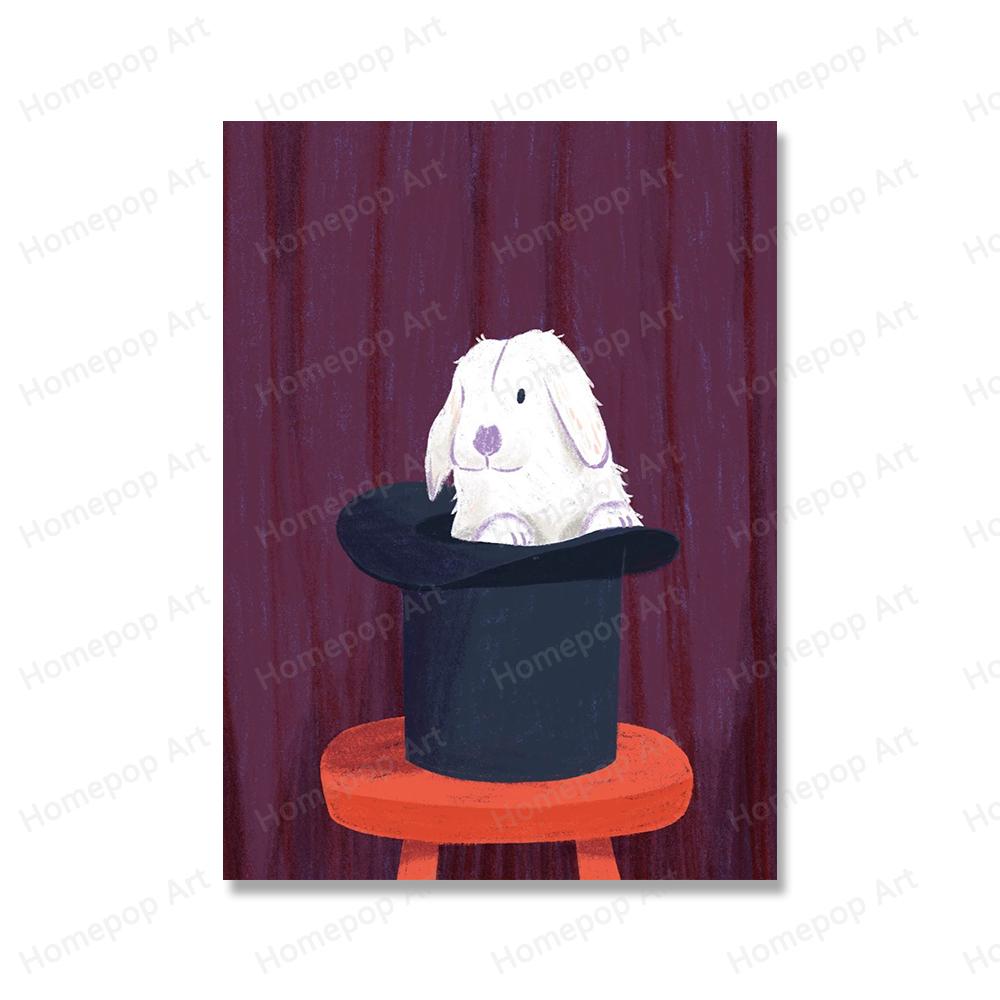 Modern Funny Cute Animals Duck Cats Rabbit Wall Art Canvas Painting Nordic Posters And Prints Nursery Pictures Living Room Decor