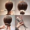 Nový Magický Elegantní Květinový Drdolovač Vlasů Líný Natáčka do Vlasů Sponka do Vlasů Zaplétač Vlasů Účes Twist Vlasové Doplňky Stylingový Nástroj