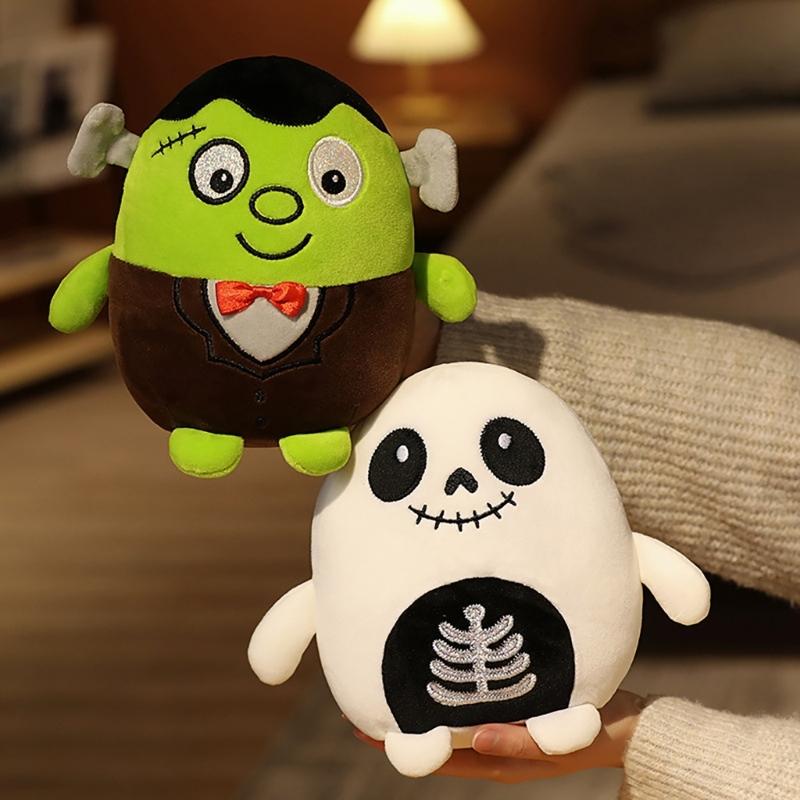 Cute Pumpkin Stuffed Toy Pillow Cushion Perfect Halloween Gift and Home Decoration