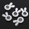 Acrylic Rabbits Ear Earring Support Nonslip Silicone Backs For Heavy Earrings Comfortable Allergy Proof Clear Design