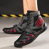 Sapatos de Luta de Qualidade Masculino Tênis de Boxe de Luxo Calçados de Luta Respiráveis Sapatos de Luta Leves Masculino