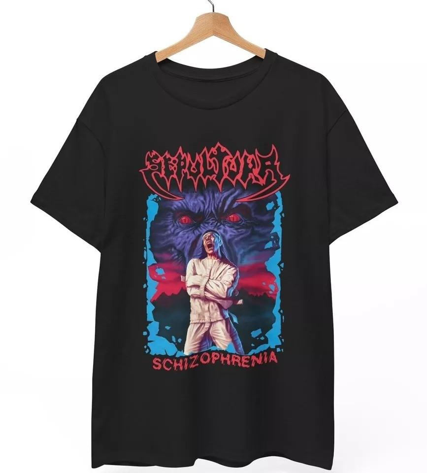 ГАРНА SEPULTURA SCHIZOPHRENIA 90-х Чорна Унісекс Футболка Унісекс Футболка