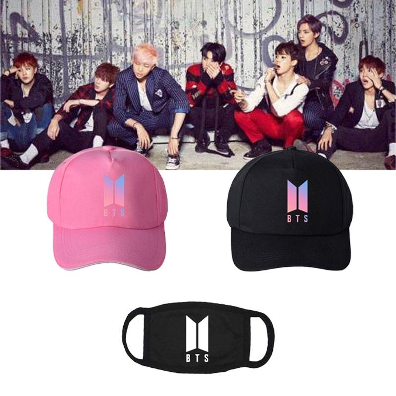 Bts Kpop Bangtan Boy Baseball Cap Mask Suga Jungkook Jimin Jin V Gift Adjustable