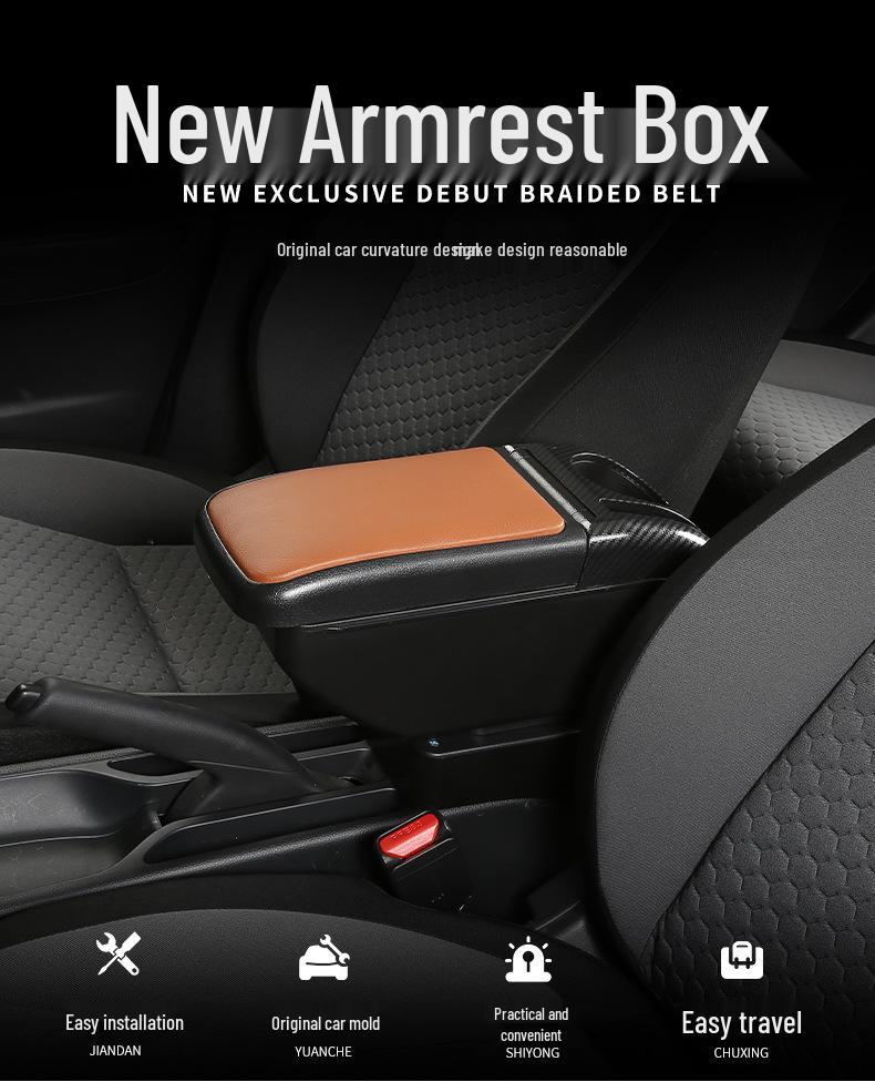 GAC Honda City Central Armrest Box: Interior Modification Accessory