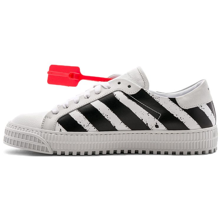 

Off-White Spray Diagonals White Black 2019 Мужские кроссовки OMIA103F183500140110