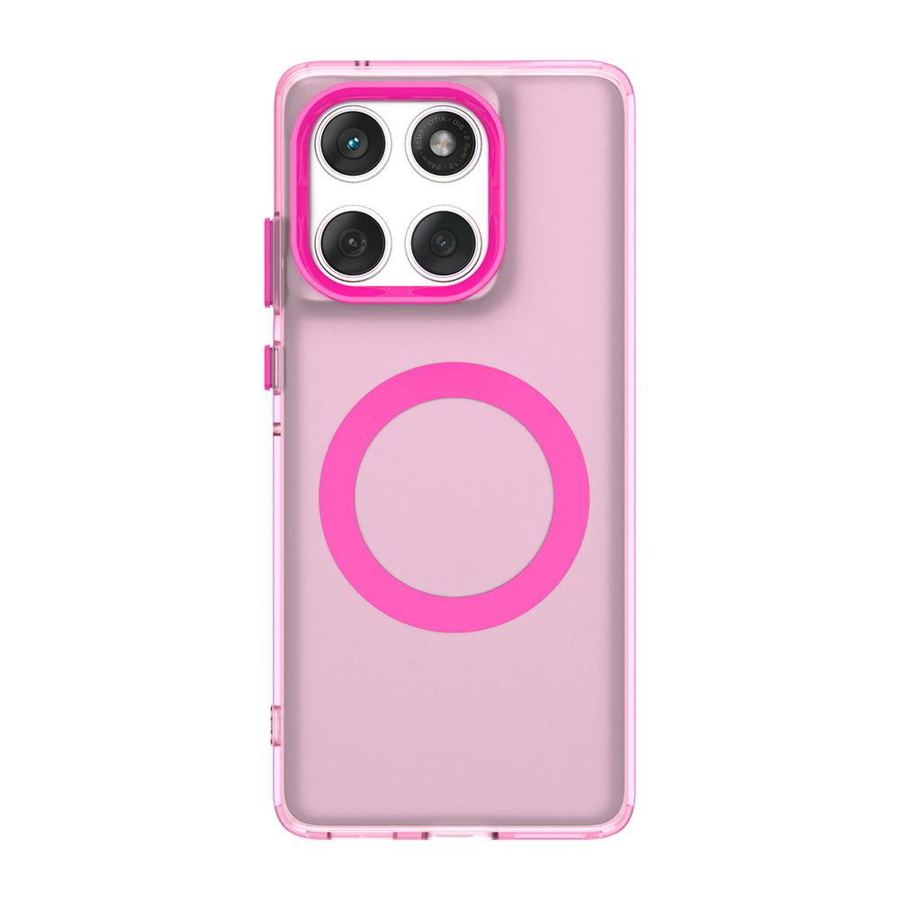 For Motorola Moto Edge 60 Fusion 5G Case Magnetic Matte Translucent Case For Moto Edge60 Fusion Magsafe Wireless Charger Cover